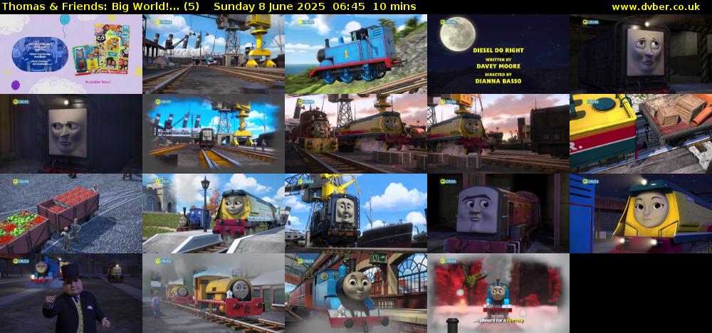 Thomas & Friends: Big World!... (5) Sunday 8 June 2025 06:45 - 06:55