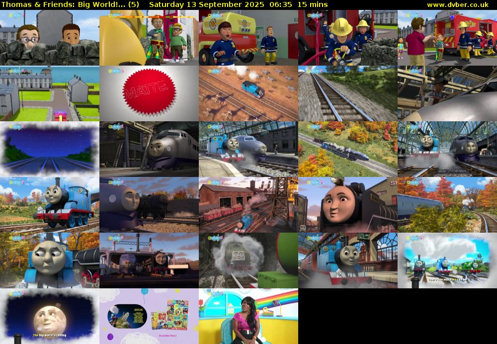 Thomas & Friends: Big World!... (5) Saturday 13 September 2025 06:35 - 06:50