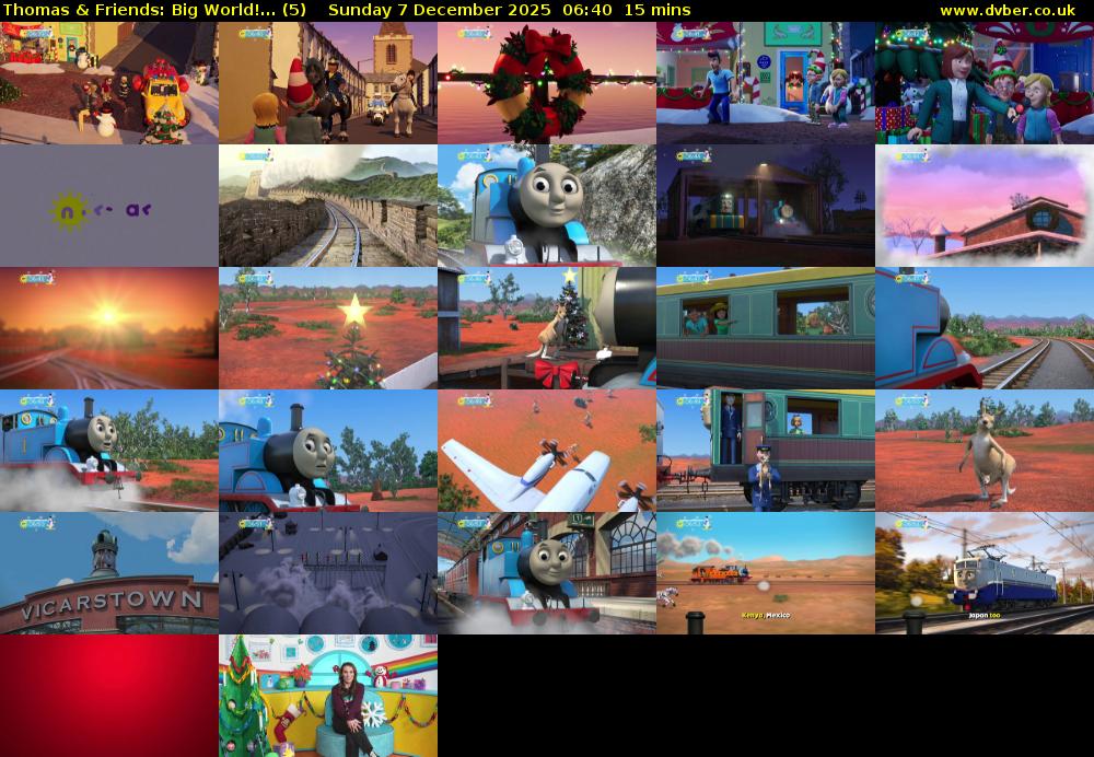 Thomas & Friends: Big World!... (5) Sunday 7 December 2025 06:40 - 06:55