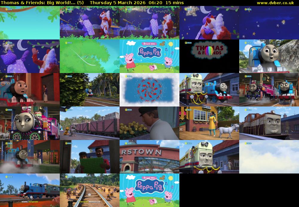 Thomas & Friends: Big World!... (5) Thursday 5 March 2026 06:20 - 06:35