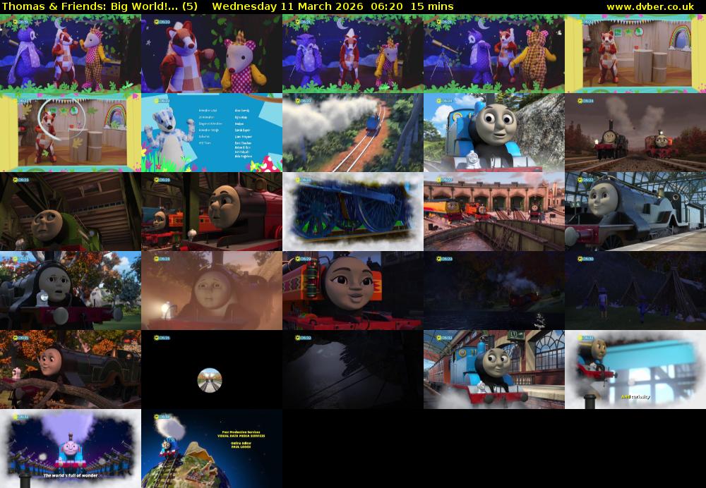 Thomas & Friends: Big World!... (5) Wednesday 11 March 2026 06:20 - 06:35