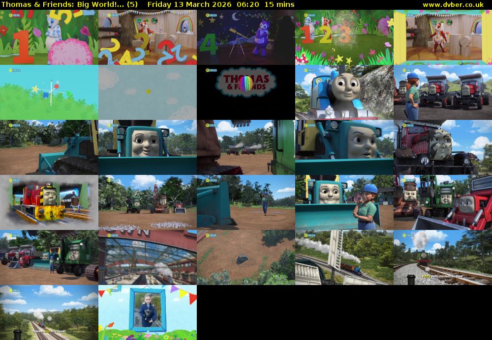 Thomas & Friends: Big World!... (5) Friday 13 March 2026 06:20 - 06:35