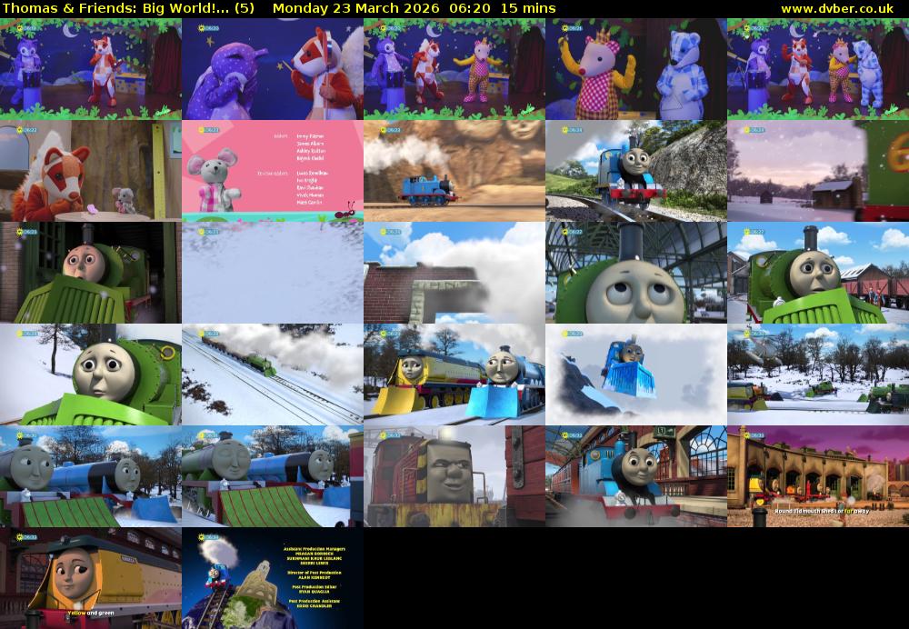 Thomas & Friends: Big World!... (5) Monday 23 March 2026 06:20 - 06:35