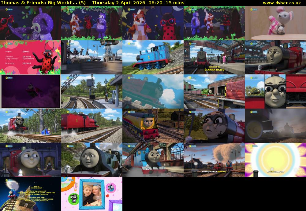 Thomas & Friends: Big World!... (5) Thursday 2 April 2026 06:20 - 06:35