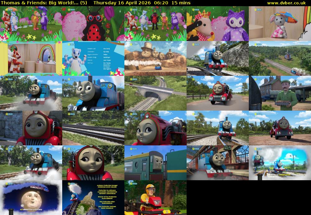 Thomas & Friends: Big World!... (5) Thursday 16 April 2026 06:20 - 06:35