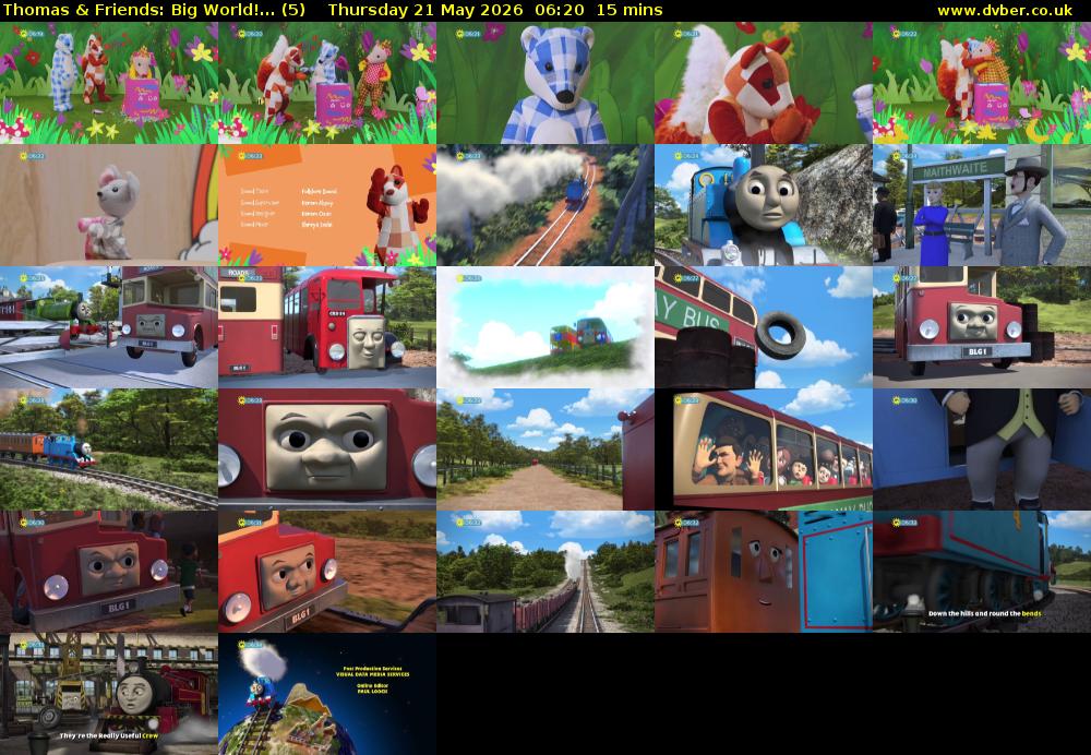 Thomas & Friends: Big World!... (5) Thursday 21 May 2026 06:20 - 06:35