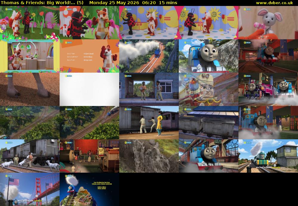 Thomas & Friends: Big World!... (5) Monday 25 May 2026 06:20 - 06:35