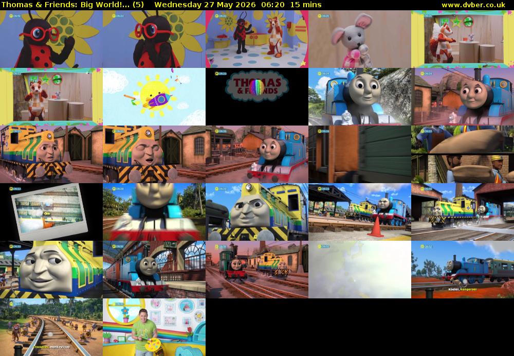 Thomas & Friends: Big World!... (5) Wednesday 27 May 2026 06:20 - 06:35