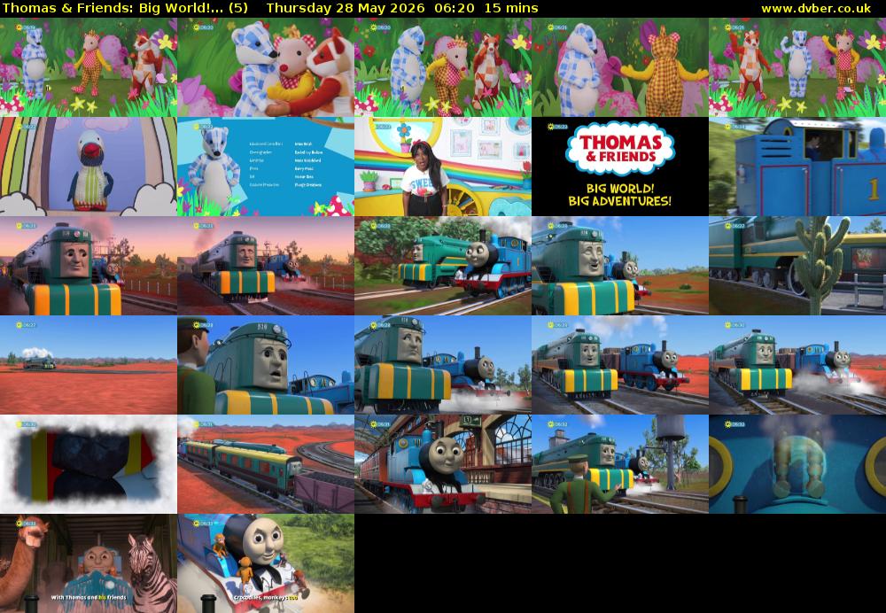Thomas & Friends: Big World!... (5) Thursday 28 May 2026 06:20 - 06:35