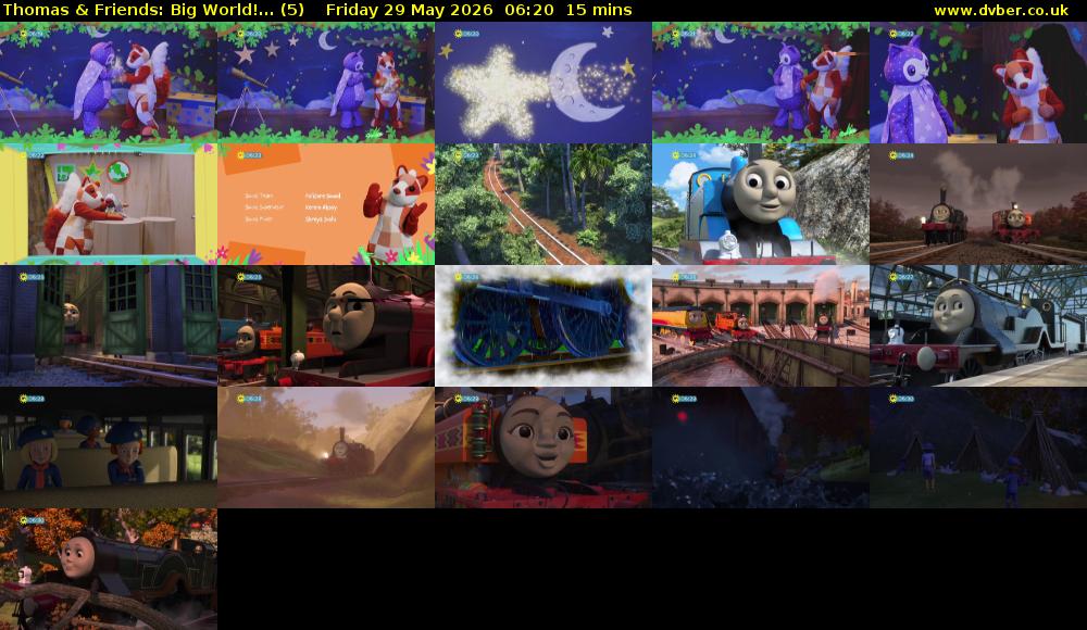 Thomas & Friends: Big World!... (5) Friday 29 May 2026 06:20 - 06:35