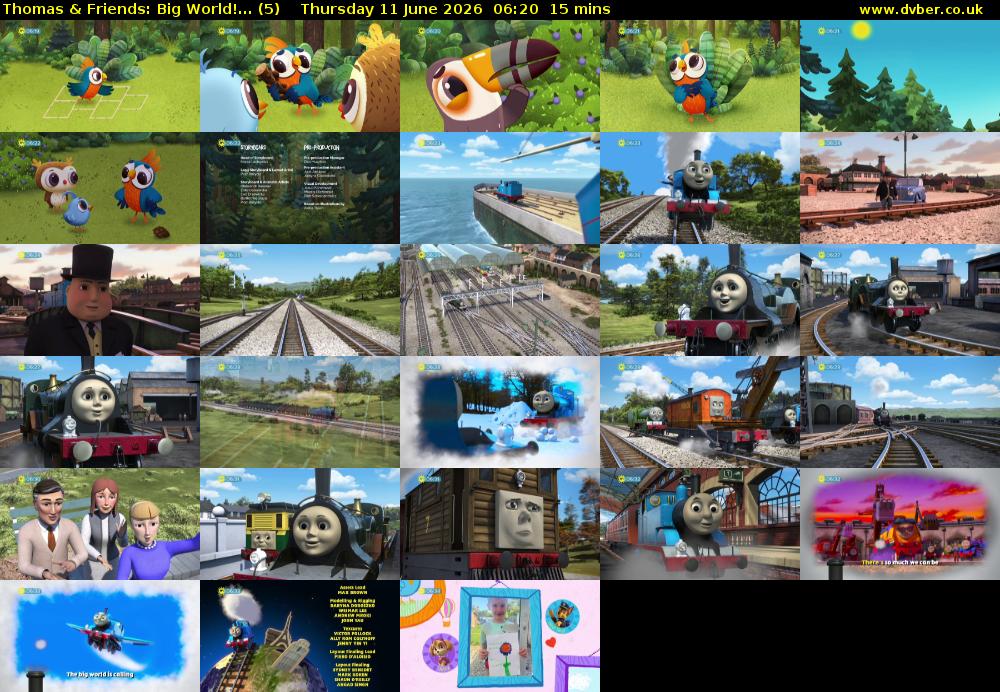 Thomas & Friends: Big World!... (5) Thursday 11 June 2026 06:20 - 06:35