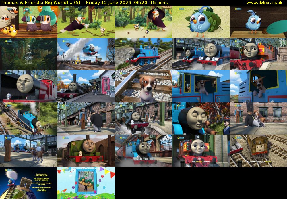 Thomas & Friends: Big World!... (5) Friday 12 June 2026 06:20 - 06:35