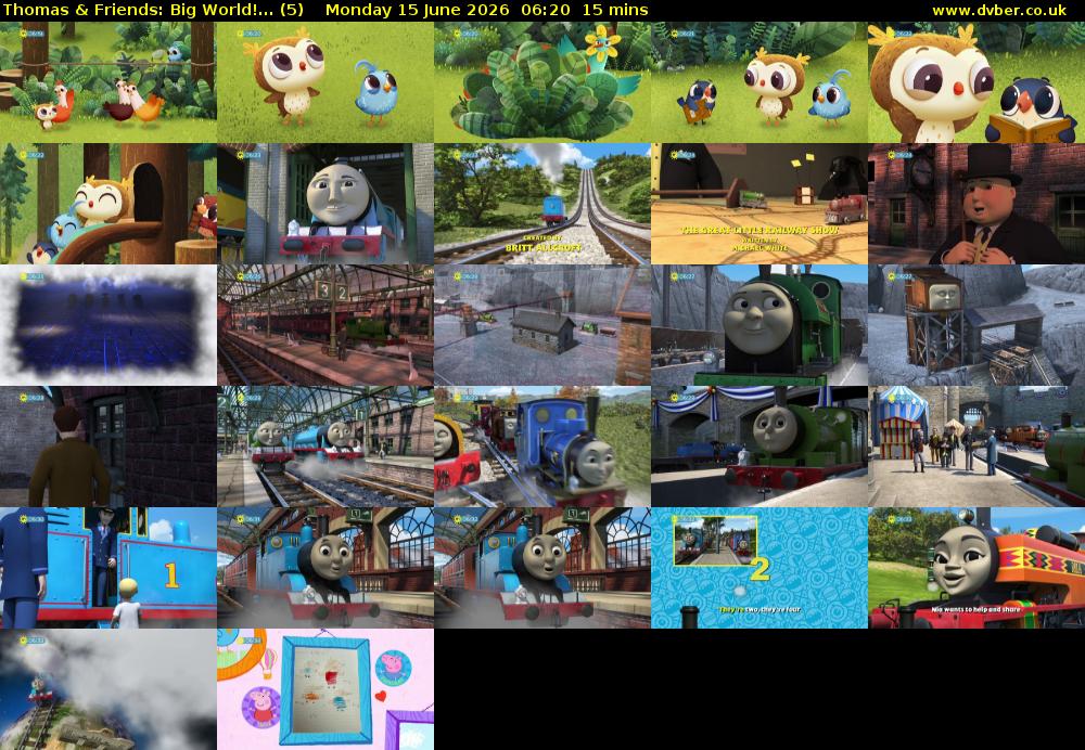 Thomas & Friends: Big World!... (5) Monday 15 June 2026 06:20 - 06:35