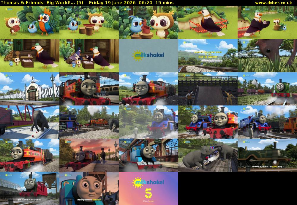 Thomas & Friends: Big World!... (5) Friday 19 June 2026 06:20 - 06:35