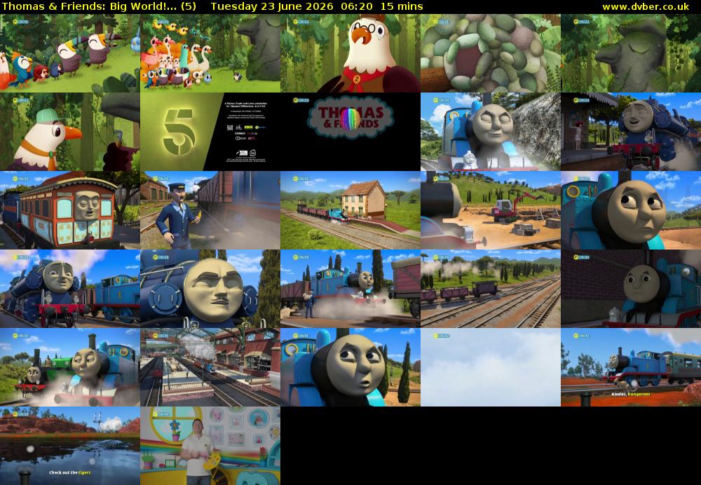 Thomas & Friends: Big World!... (5) Tuesday 23 June 2026 06:20 - 06:35