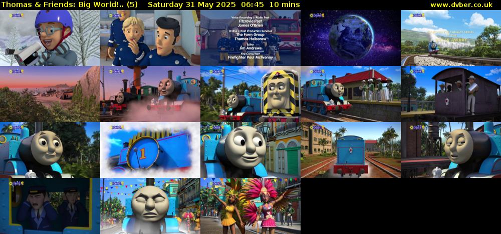 Thomas & Friends: Big World!.. (5) Saturday 31 May 2025 06:45 - 06:55