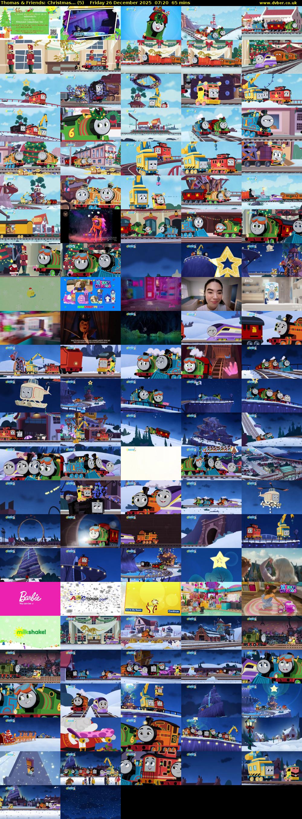 Thomas & Friends: Christmas... (5) Friday 26 December 2025 07:20 - 08:25