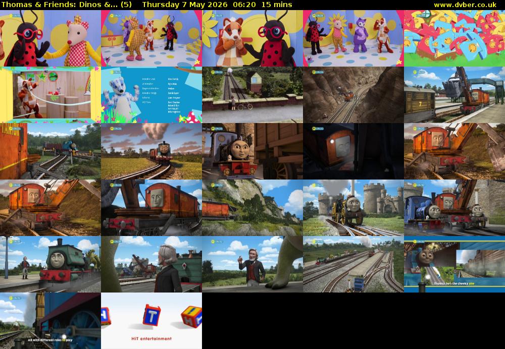 Thomas & Friends: Dinos &... (5) Thursday 7 May 2026 06:20 - 06:35