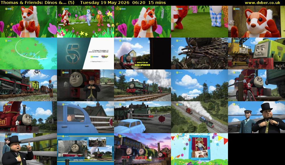 Thomas & Friends: Dinos &... (5) Tuesday 19 May 2026 06:20 - 06:35