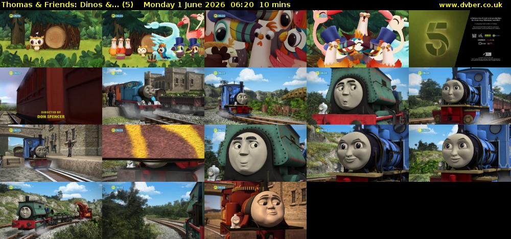 Thomas & Friends: Dinos &... (5) Monday 1 June 2026 06:20 - 06:30