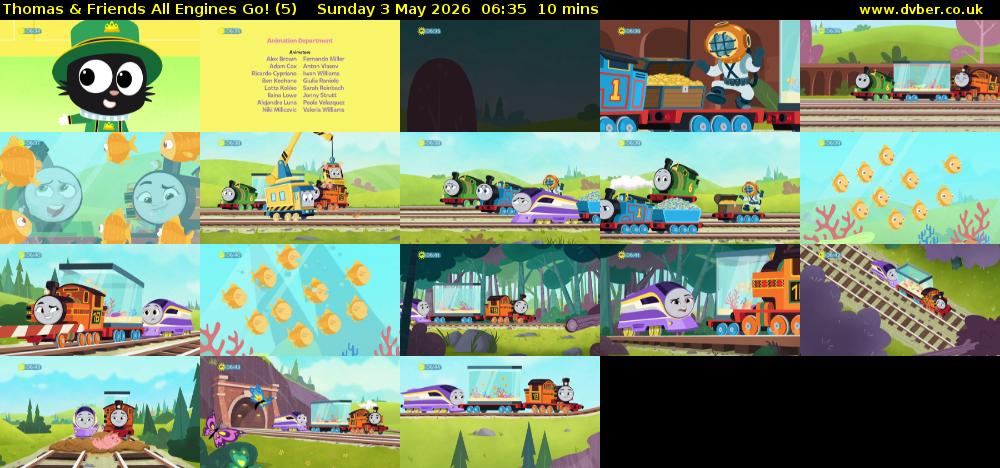Thomas & Friends All Engines Go! (5) Sunday 3 May 2026 06:35 - 06:45
