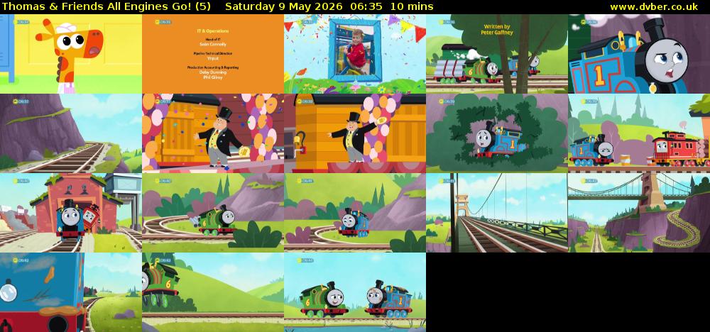 Thomas & Friends All Engines Go! (5) Saturday 9 May 2026 06:35 - 06:45