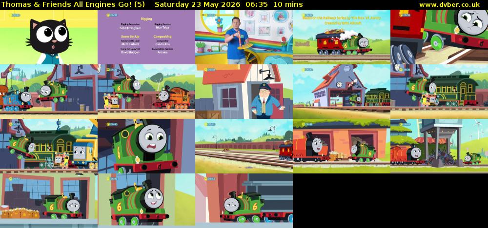 Thomas & Friends All Engines Go! (5) Saturday 23 May 2026 06:35 - 06:45