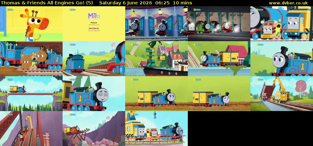 Thomas & Friends All Engines Go! (5) Saturday 6 June 2026 06:25 - 06:35