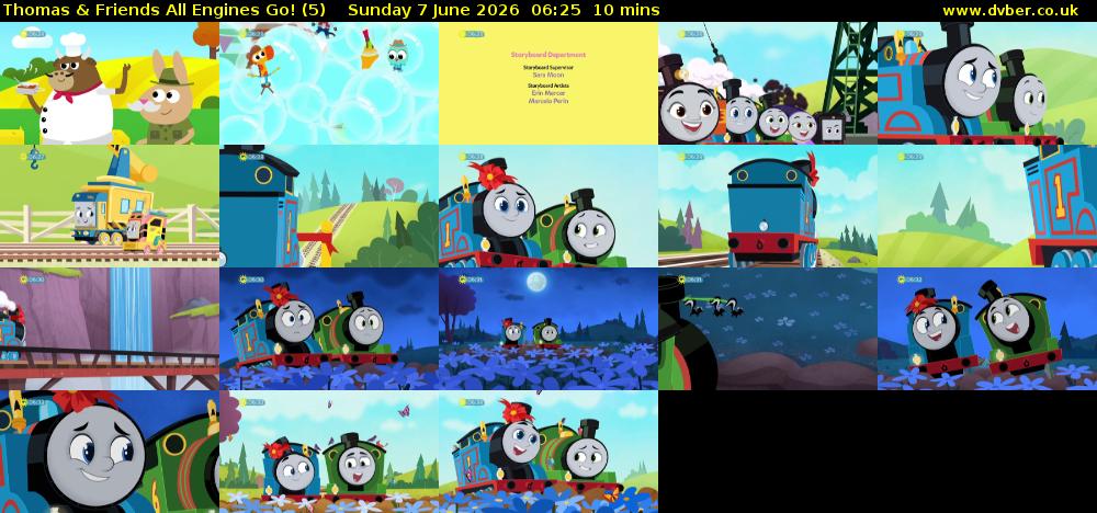 Thomas & Friends All Engines Go! (5) Sunday 7 June 2026 06:25 - 06:35