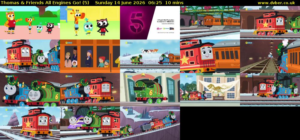 Thomas & Friends All Engines Go! (5) Sunday 14 June 2026 06:25 - 06:35