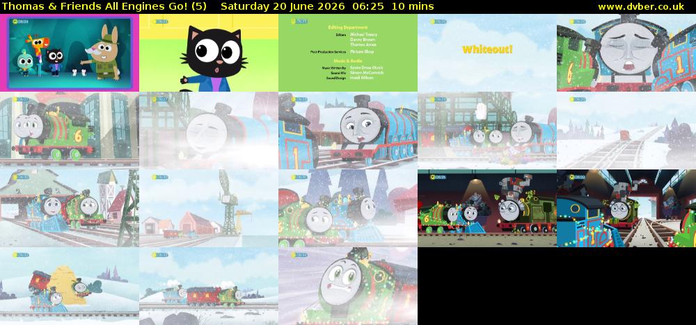 Thomas & Friends All Engines Go! (5) Saturday 20 June 2026 06:25 - 06:35