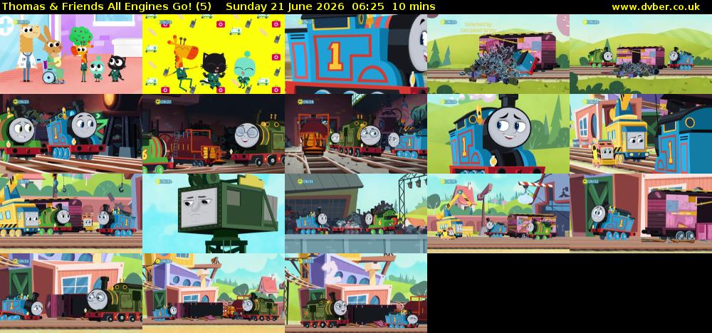 Thomas & Friends All Engines Go! (5) Sunday 21 June 2026 06:25 - 06:35