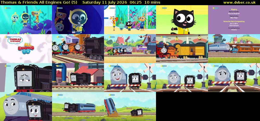Thomas & Friends All Engines Go! (5) Saturday 11 July 2026 06:25 - 06:35