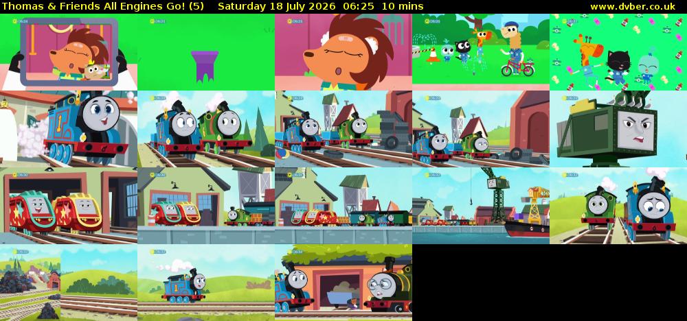 Thomas & Friends All Engines Go! (5) Saturday 18 July 2026 06:25 - 06:35