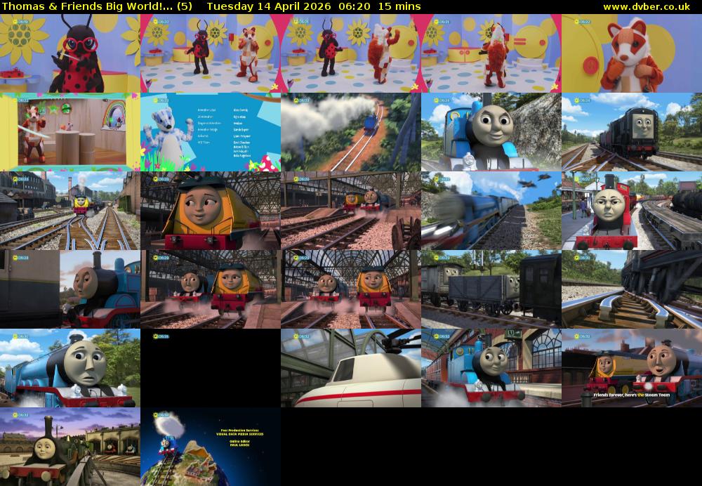 Thomas & Friends Big World!... (5) Tuesday 14 April 2026 06:20 - 06:35