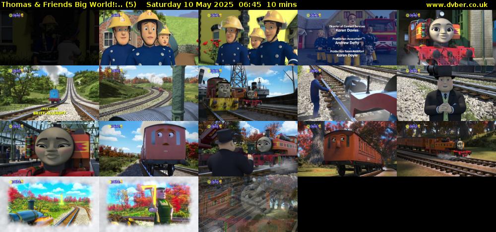 Thomas & Friends Big World!:.. (5) Saturday 10 May 2025 06:45 - 06:55