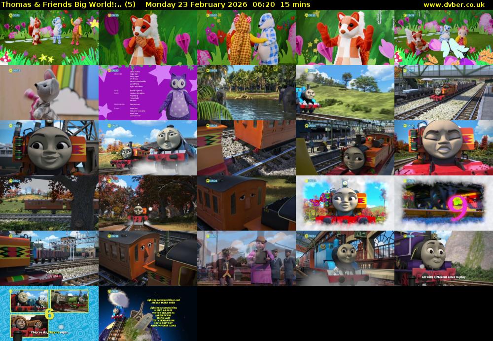 Thomas & Friends Big World!:.. (5) Sunday 1 March 2026 22:35 - 06:35