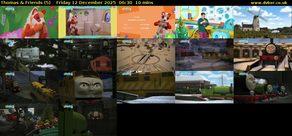 Thomas & Friends (5) Friday 12 December 2025 06:30 - 06:40