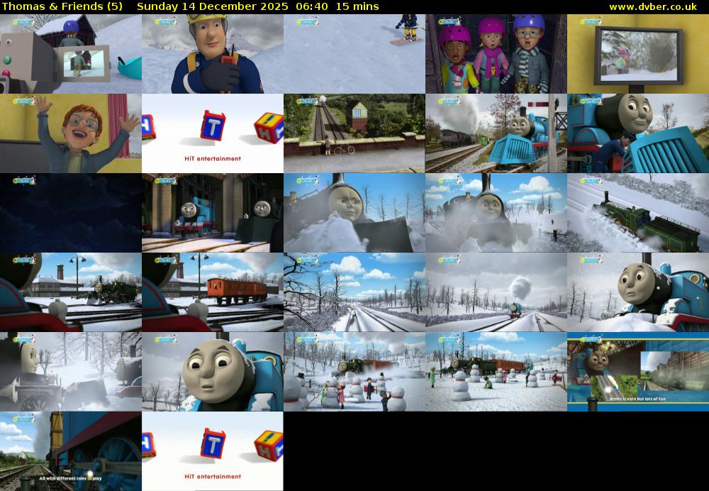Thomas & Friends (5) Sunday 14 December 2025 06:40 - 06:55