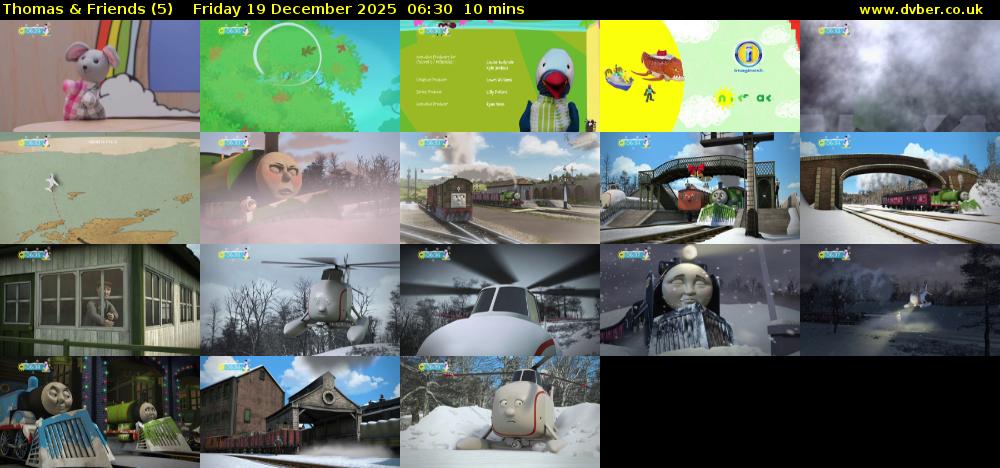 Thomas & Friends (5) Friday 19 December 2025 06:30 - 06:40