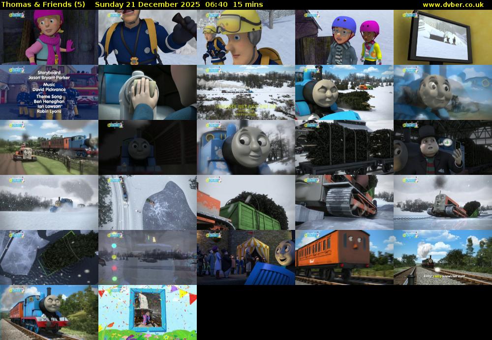 Thomas & Friends (5) Sunday 21 December 2025 06:40 - 06:55