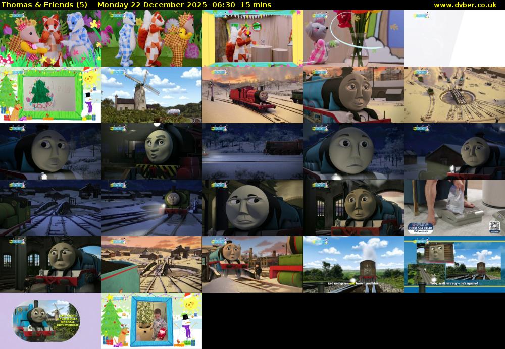 Thomas & Friends (5) Monday 22 December 2025 06:30 - 06:45