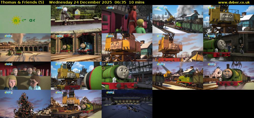 Thomas & Friends (5) Wednesday 24 December 2025 06:35 - 06:45