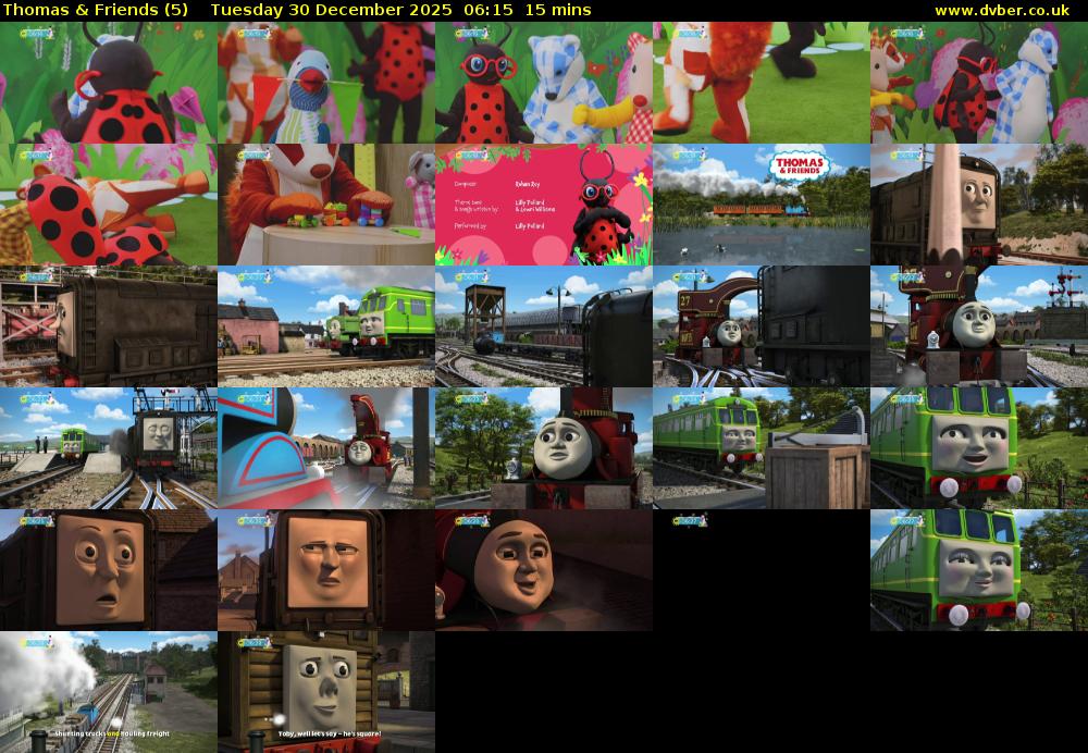 Thomas & Friends (5) Tuesday 30 December 2025 06:15 - 06:30