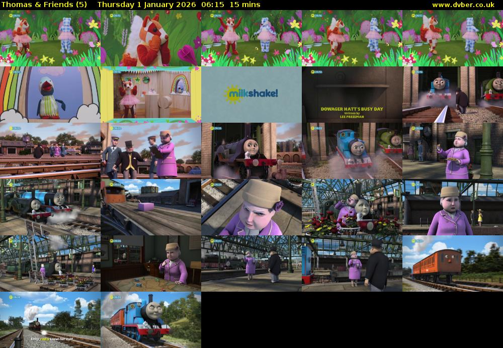 Thomas & Friends (5) Thursday 1 January 2026 06:15 - 06:30