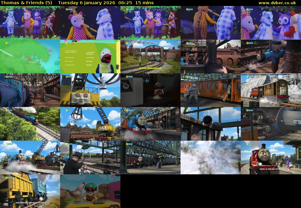 Thomas & Friends (5) Tuesday 6 January 2026 06:25 - 06:40