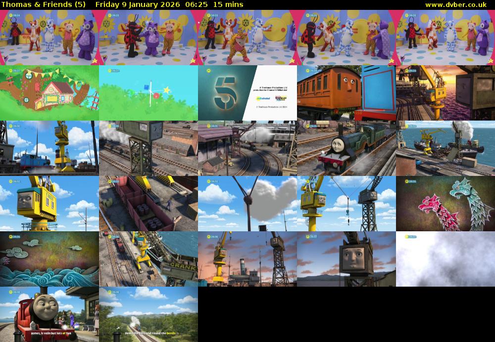 Thomas & Friends (5) Friday 9 January 2026 06:25 - 06:40