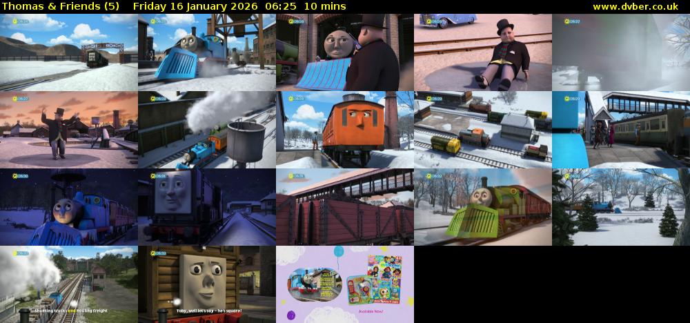 Thomas & Friends (5) Friday 16 January 2026 06:25 - 06:35