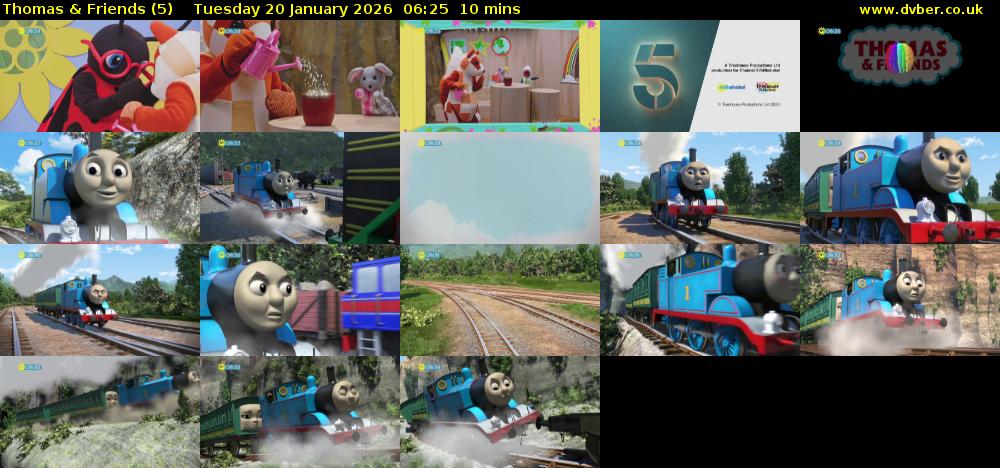 Thomas & Friends (5) Tuesday 20 January 2026 06:25 - 06:35
