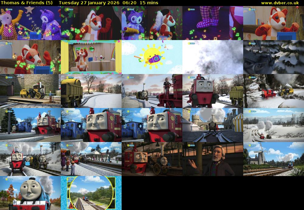 Thomas & Friends (5) Tuesday 27 January 2026 06:20 - 06:35